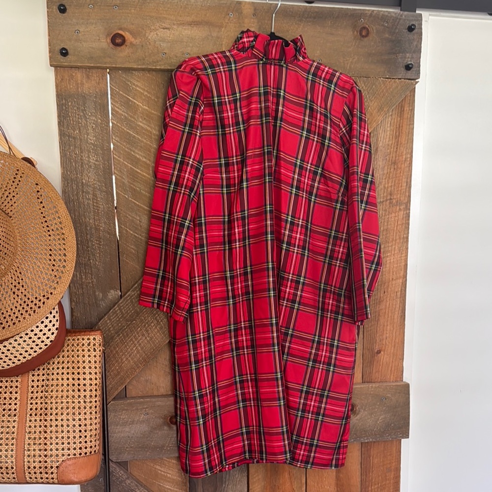 Tuckernuck Vibrant Red Plaid Shirt